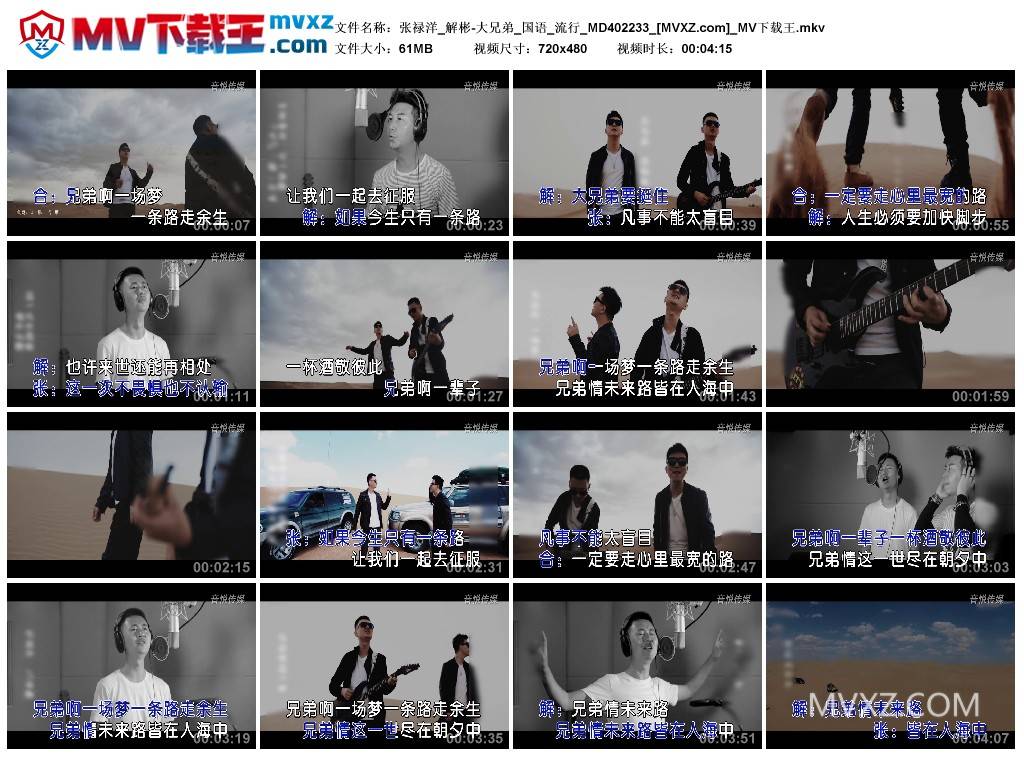张禄洋_解彬-大兄弟_国语_流行_MD402233